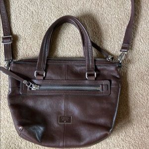 Fossil Leather Crossbody Handbag